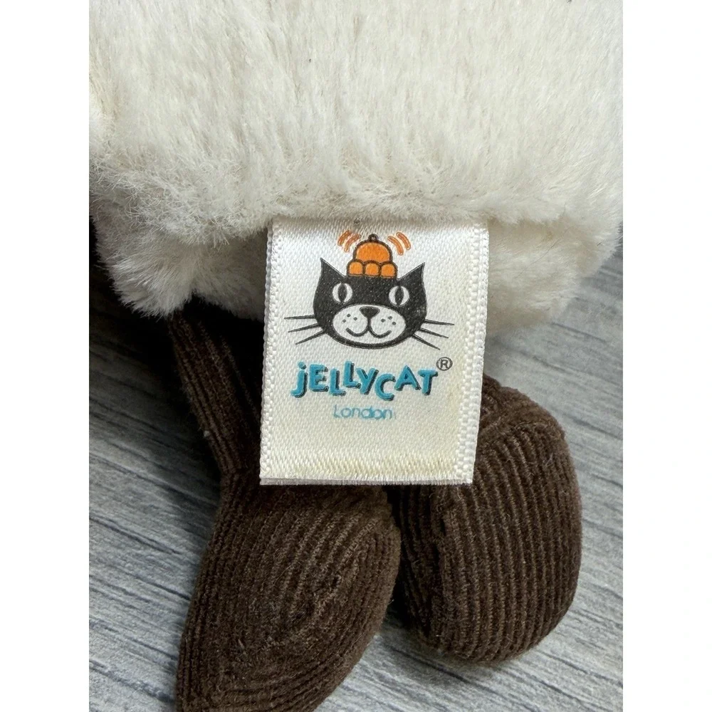 Jellycat Plush Stuffed Espresso Coffee Cup Plush White Brown Small Adorable Soft